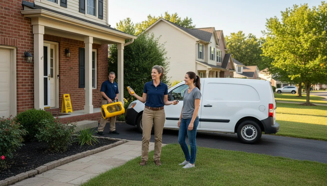 Water restoration image for Water Damage & Restoration Services in Monticello, WI